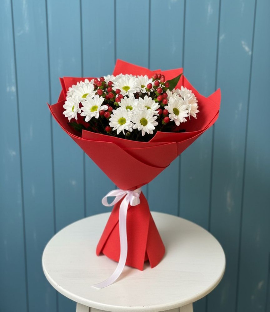 Букет цветов из: Хризантемы в Яйве