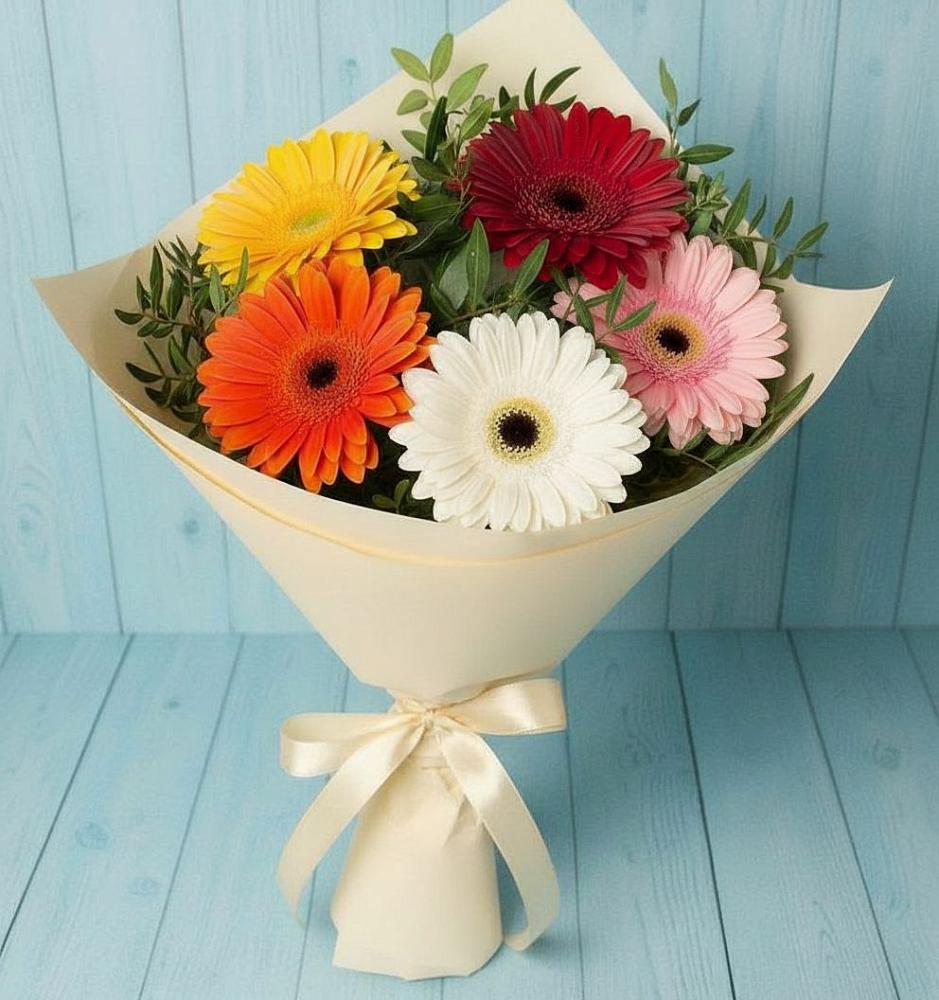 Букет цветов из: Герберы в Яйве