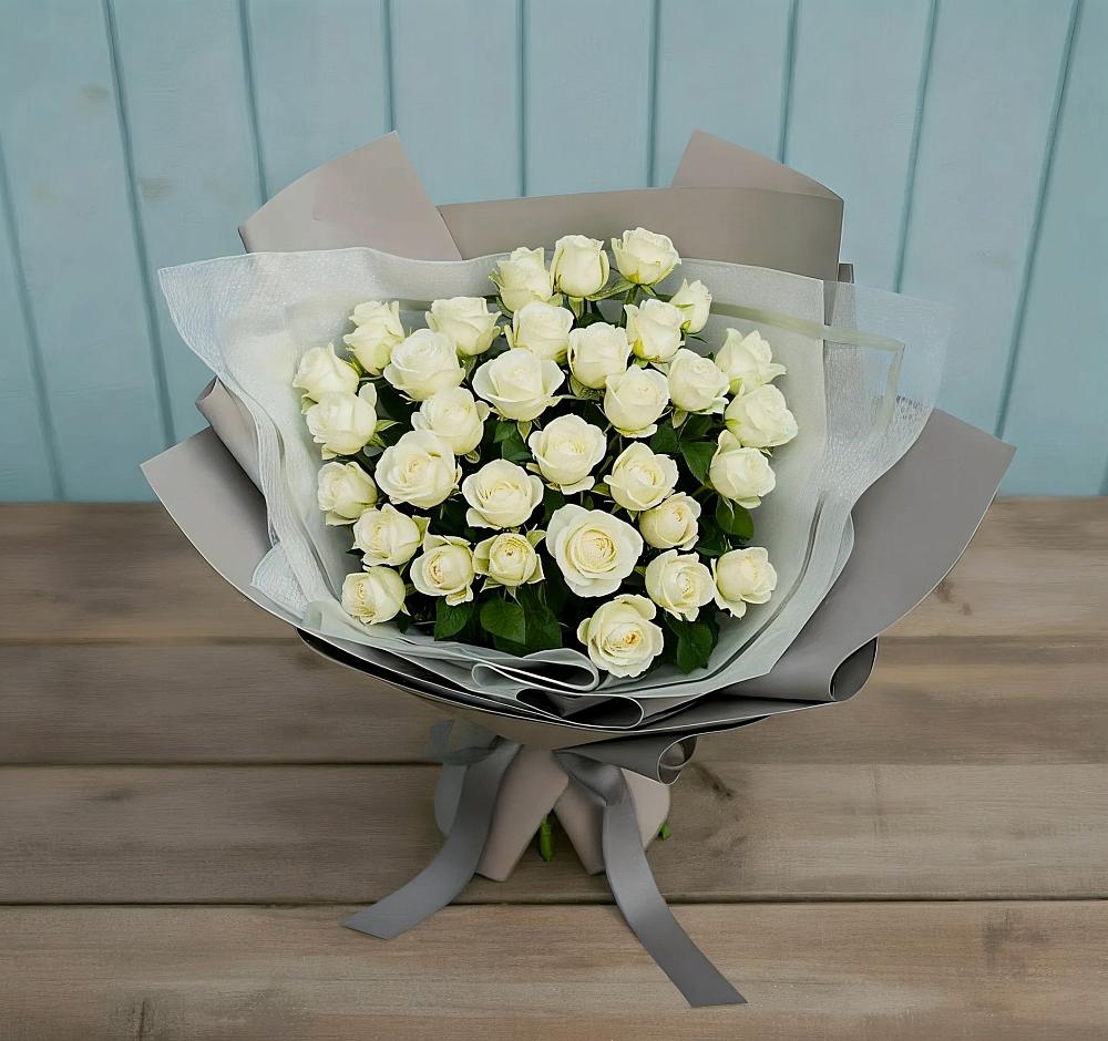 Букет Белоснежная нежность в Яйве