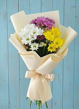 Букет цветов из:  Хризантемы #REPLACE_PRED# Яйве