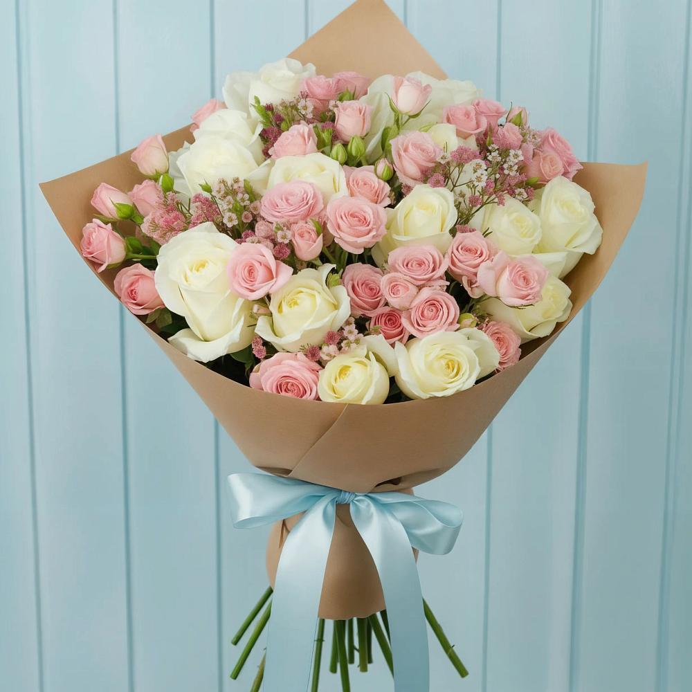 Букет цветов из: Розы в Яйве