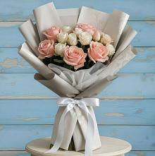 Букет цветов из:  Розы #REPLACE_PRED# Яйве