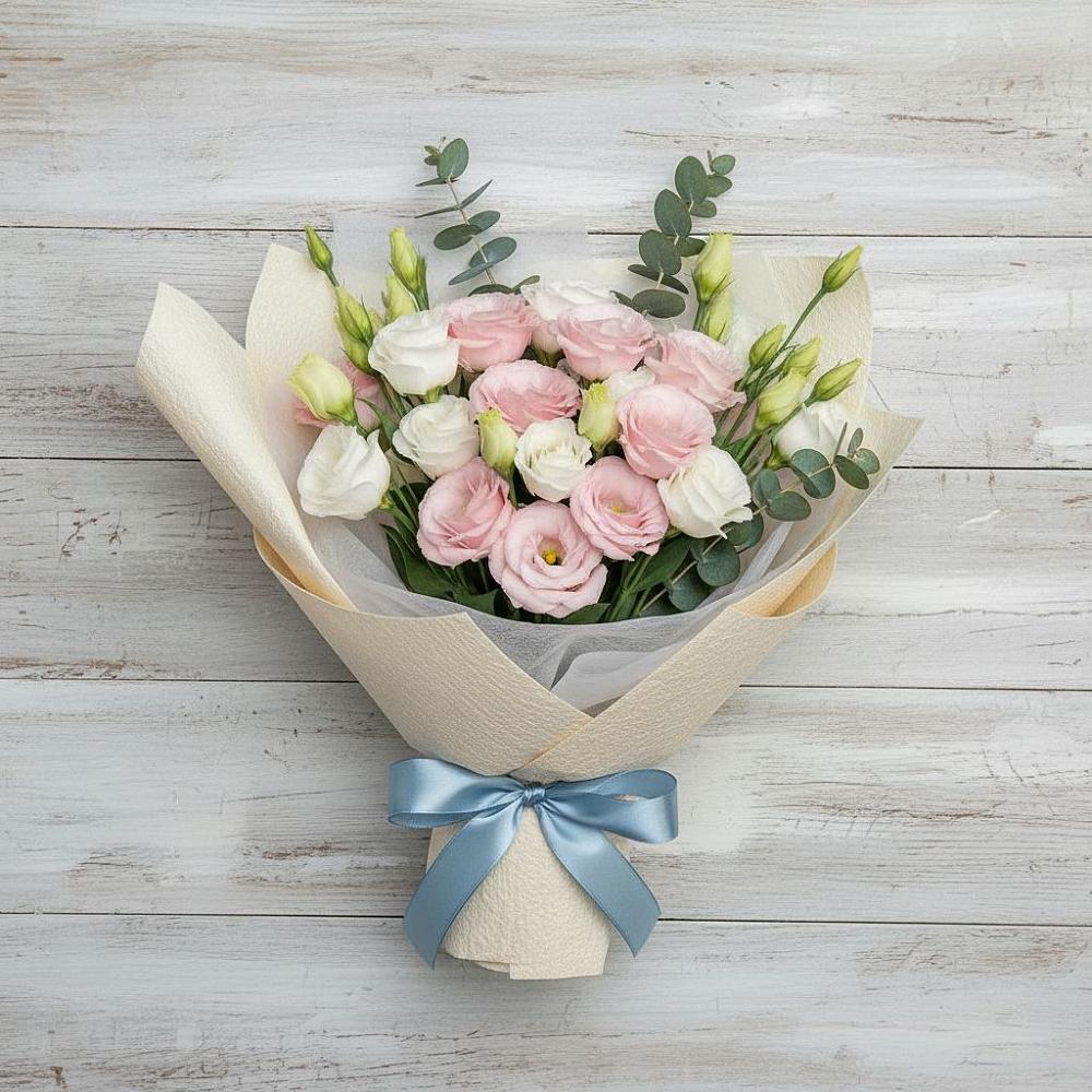 Букет цветов из: Лизиантусы в Яйве